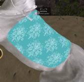 Rococo - Blue / White Tiffany Damask