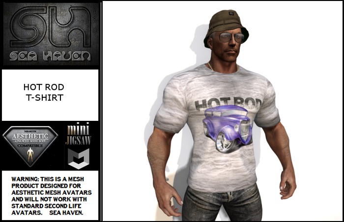 HOT ROD T-SHIRT - Fitted Mesh