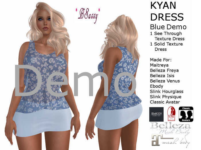 *BSASSY* KYAN DRESS DEMO