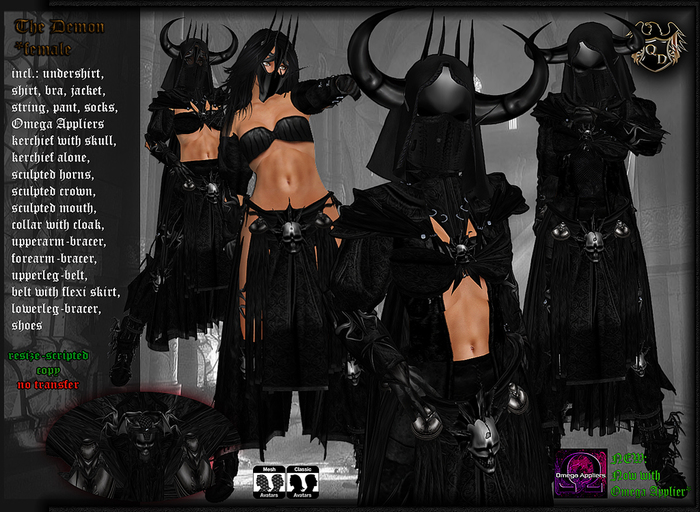 The Demon female (Incl. Omega)