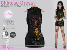 Chinese Dress Dragon Fire