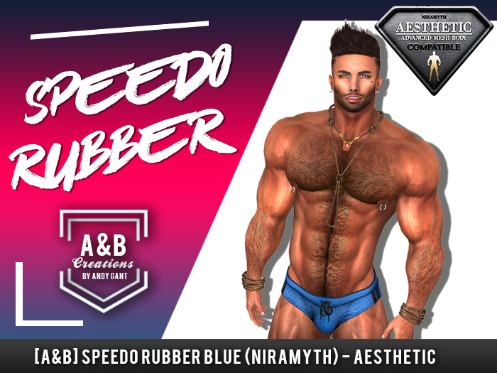 [A&B] Speedo rubber Blue (NIRAMYTH) - AESTHETIC