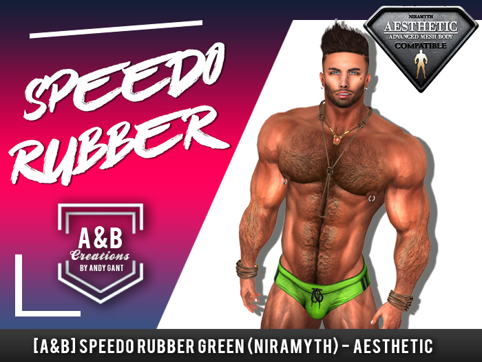 [A&B] Speedo rubber Green (NIRAMYTH) - AESTHETIC