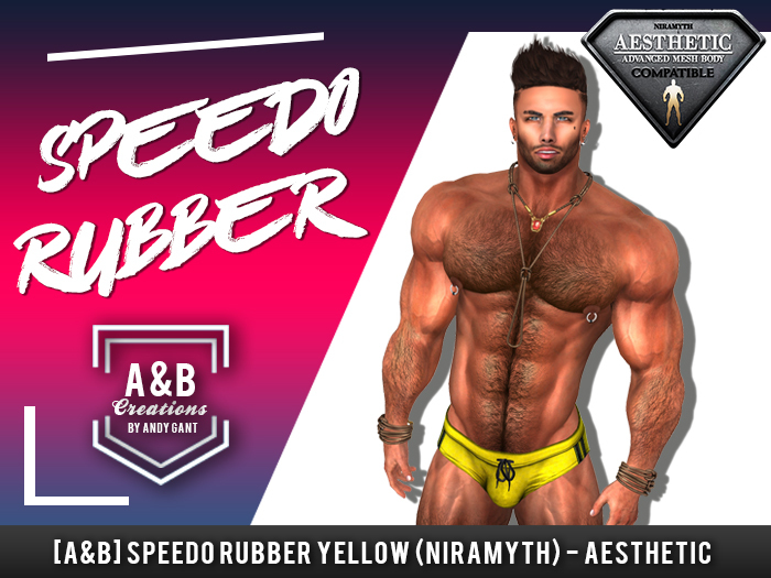 [A&B] Speedo rubber Yellow (NIRAMYTH) - AESTHETIC