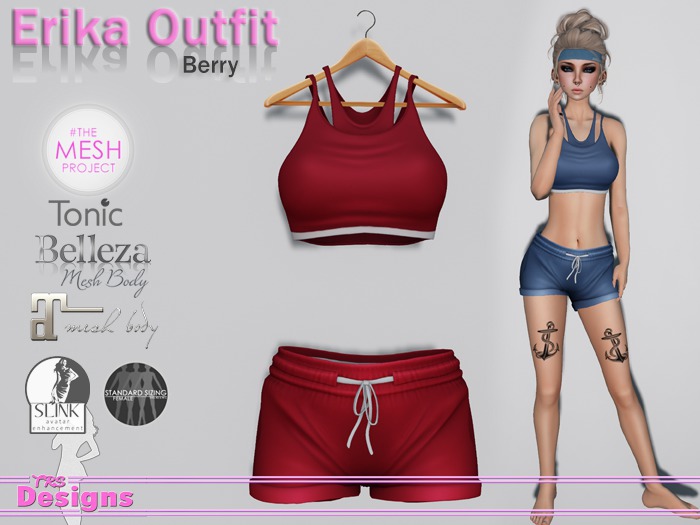 Erika Outfit Berry