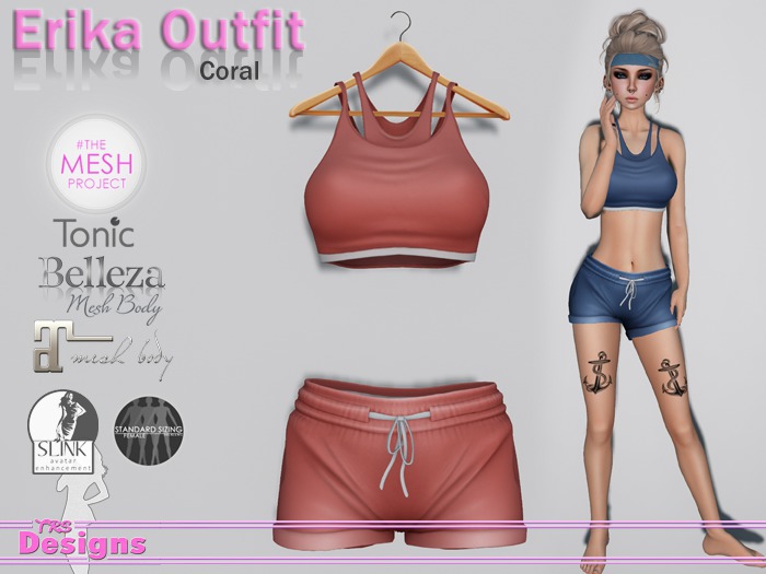 Erika Outfit Coral