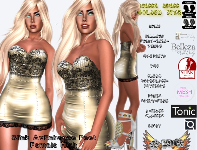 *CD* Nessi Dress Golden Star ( DEMO )