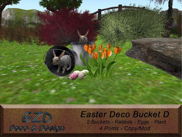 GZD Easter Deco Bucket D