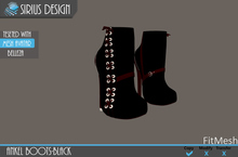 Sirius Design Ankle Boots Belleza Black Boxed