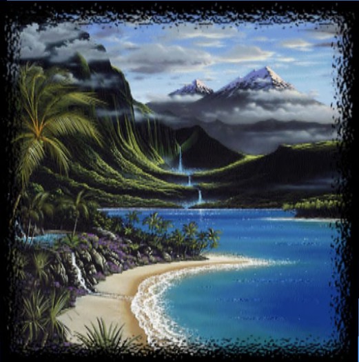 Animated Art Coast Line