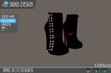 Sirius Design Ankle Boots Maitreya Black Boxed