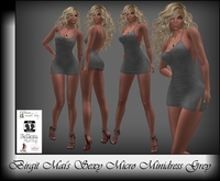 Birgit Mai's Micro Miniskirt Grey (BOXED)