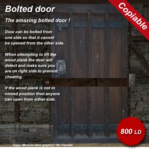 Bolted Door Copiable