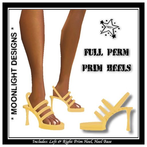 *MD* Full Perm Prim Heels