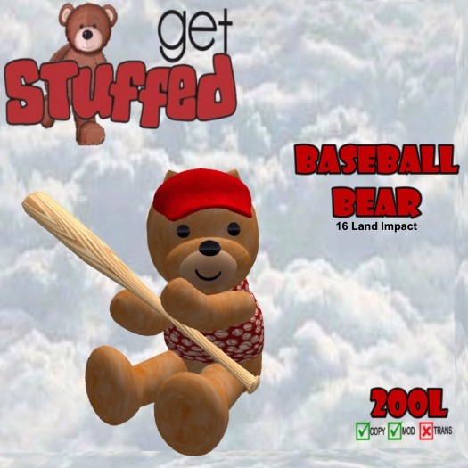 Baseball Bear - Red