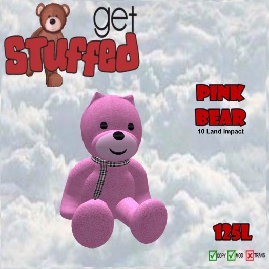 Pink Teddy Bear - Large