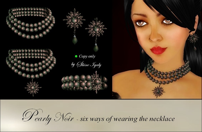 Pearly Noir Jewel set