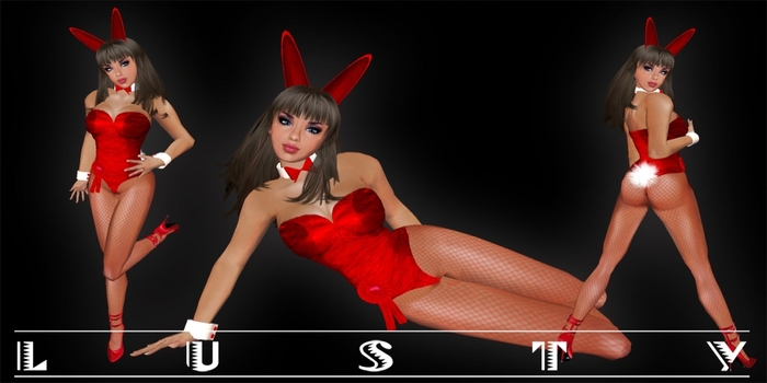 !!Lusty!! Bunny Valentine Red