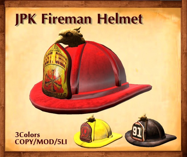 **JPK Fireman Helmets BOX
