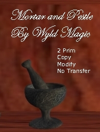 Alchemical Mortar and Pestle