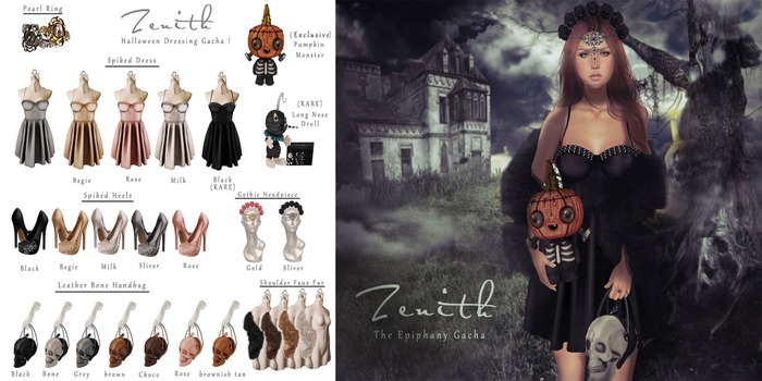 =Zenith=Spiked Heels (Black)