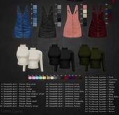 07. Eaters Coma - Salopette Skirt / Denim Gray (M)