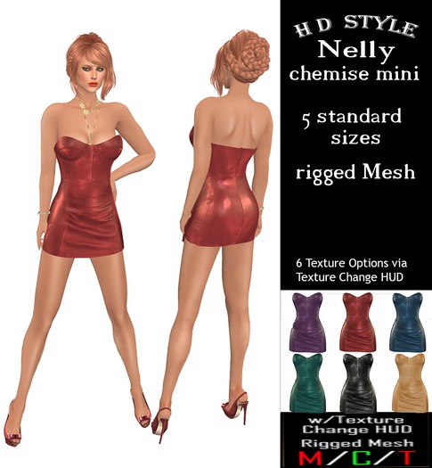 Nelly chemise mini with Texture Change HUD