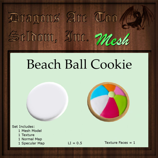 DATSI Mesh - Beach Ball Cookie Set