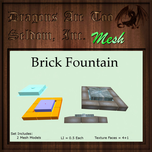 DATSI Mesh - Brick Fountain Set