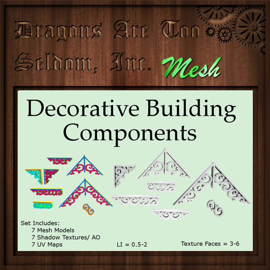 DATSI Mesh - Decorative Building Components Set