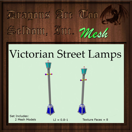 DATSI Mesh - Victorian Street Lamps Set