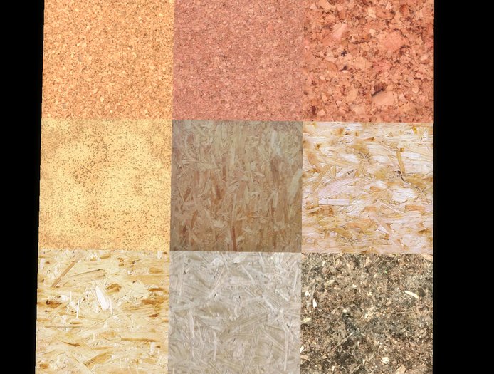 kork wood textures