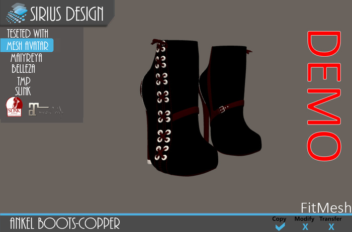Sirius Design Ankle Boots Boxed==All DEMOS==