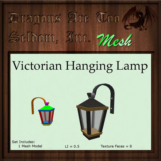 DATSI Mesh - Victorian Hanging Lamp Set