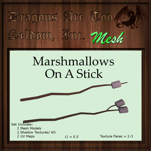DATSI Mesh - Marshmallows On A Stick Set