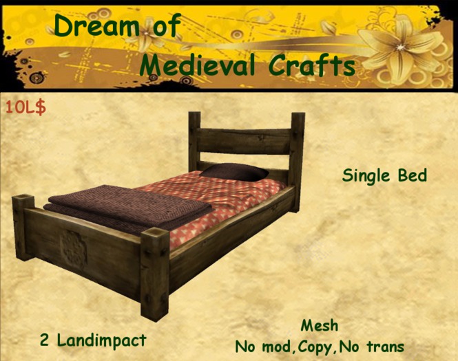 ((*DMC*)) Single Bed B