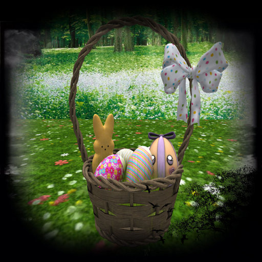 Easter Basket Tip Jar 14 Prims