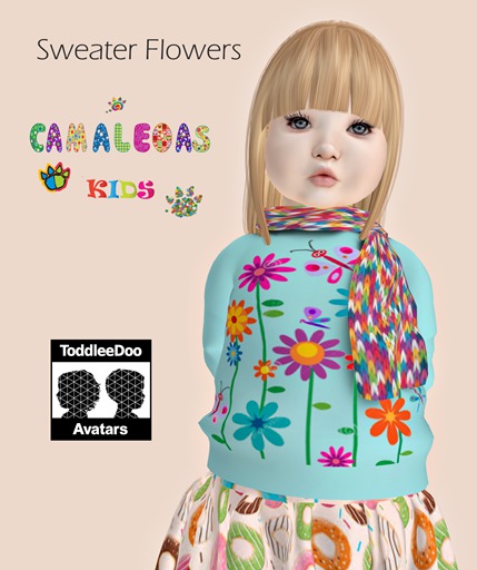 CK- Sweater Flowers