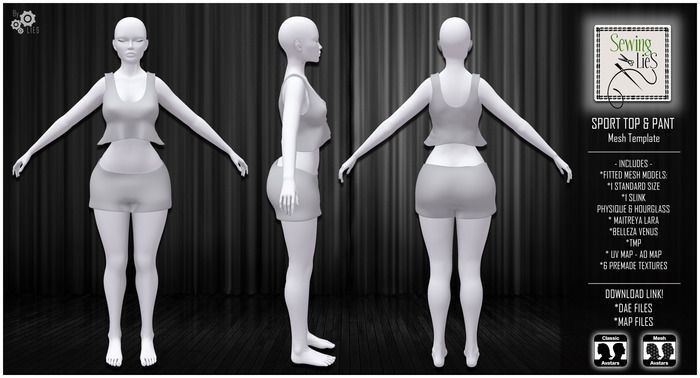 Sport Top & Pant Mesh DEMO - SewingLies