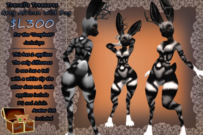 !TT: Grey African Wild Dog Mod