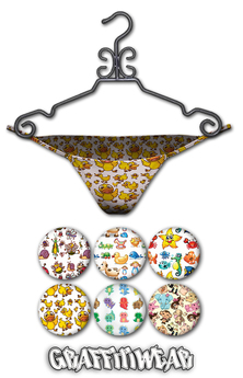 Second Life Marketplace - Graffitiwear Playful Pretty Panties