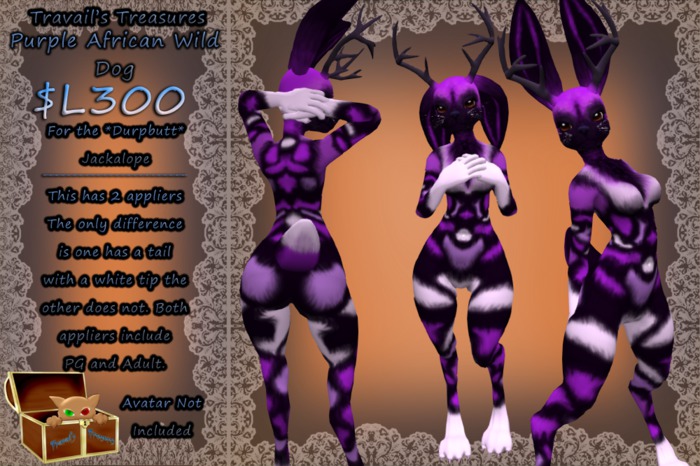 !TT: Purple African Wild Dog Mod
