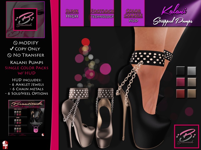 :[Beautitude]: Kalani Pumps [Onyx]