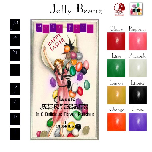 ~Mani Pedi~ Jelly Beanz Polish - Slink HUD