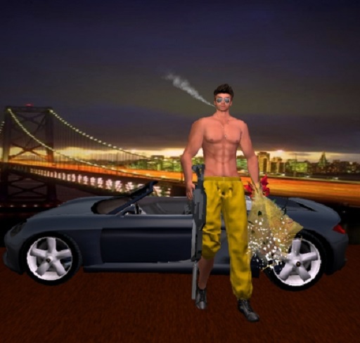 SHORT LEGS JOGGING PANTS MESH(Yellow)