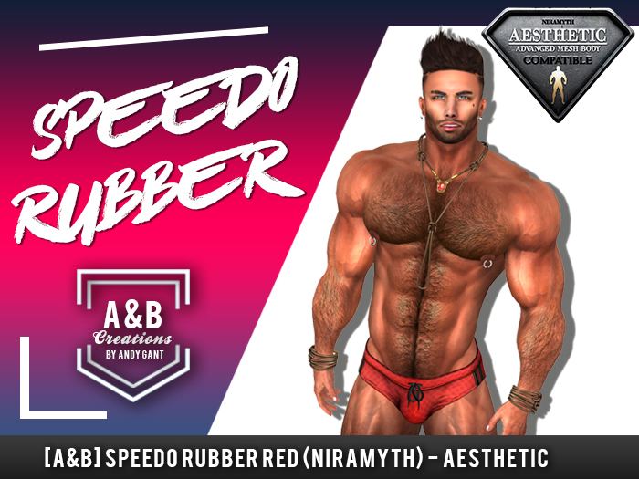 [A&B] Speedo rubber Red (NIRAMYTH) - AESTHETIC