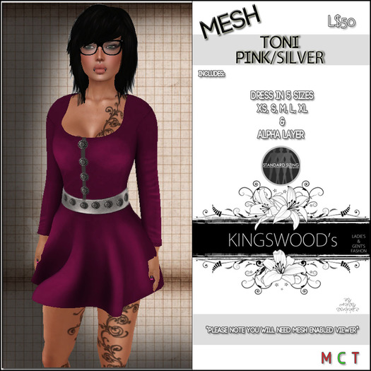 KS - Toni - Pink/Silver