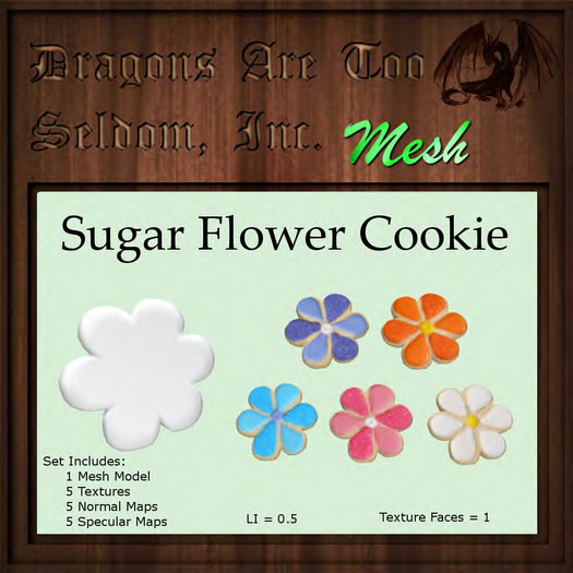DATSI Mesh - Sugar Flower Cookie Set