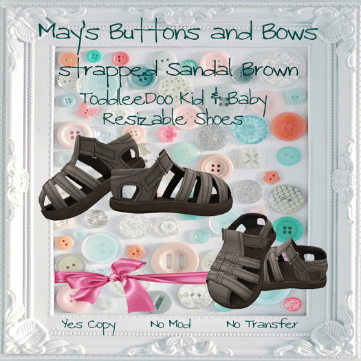 MBB * Strapped Sandal Brown (K&B)