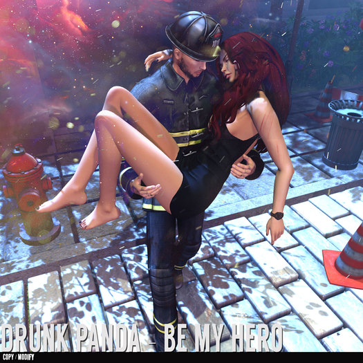 Drunk Panda - BeMyHero - Couple